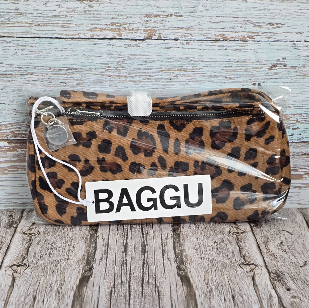 *NWT* BAGGU Leopard Print Pochette Shoulder Bag - Picture 10 of 10